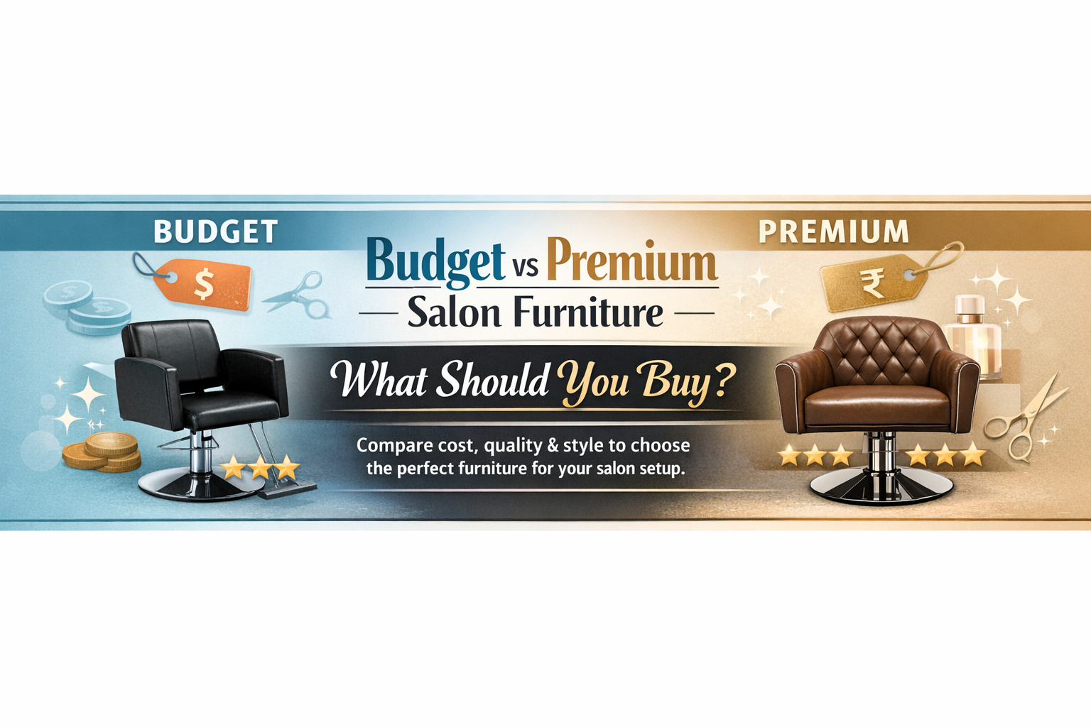Difference Between Budget vs Premium Salon Furniture – What Should You Buy?