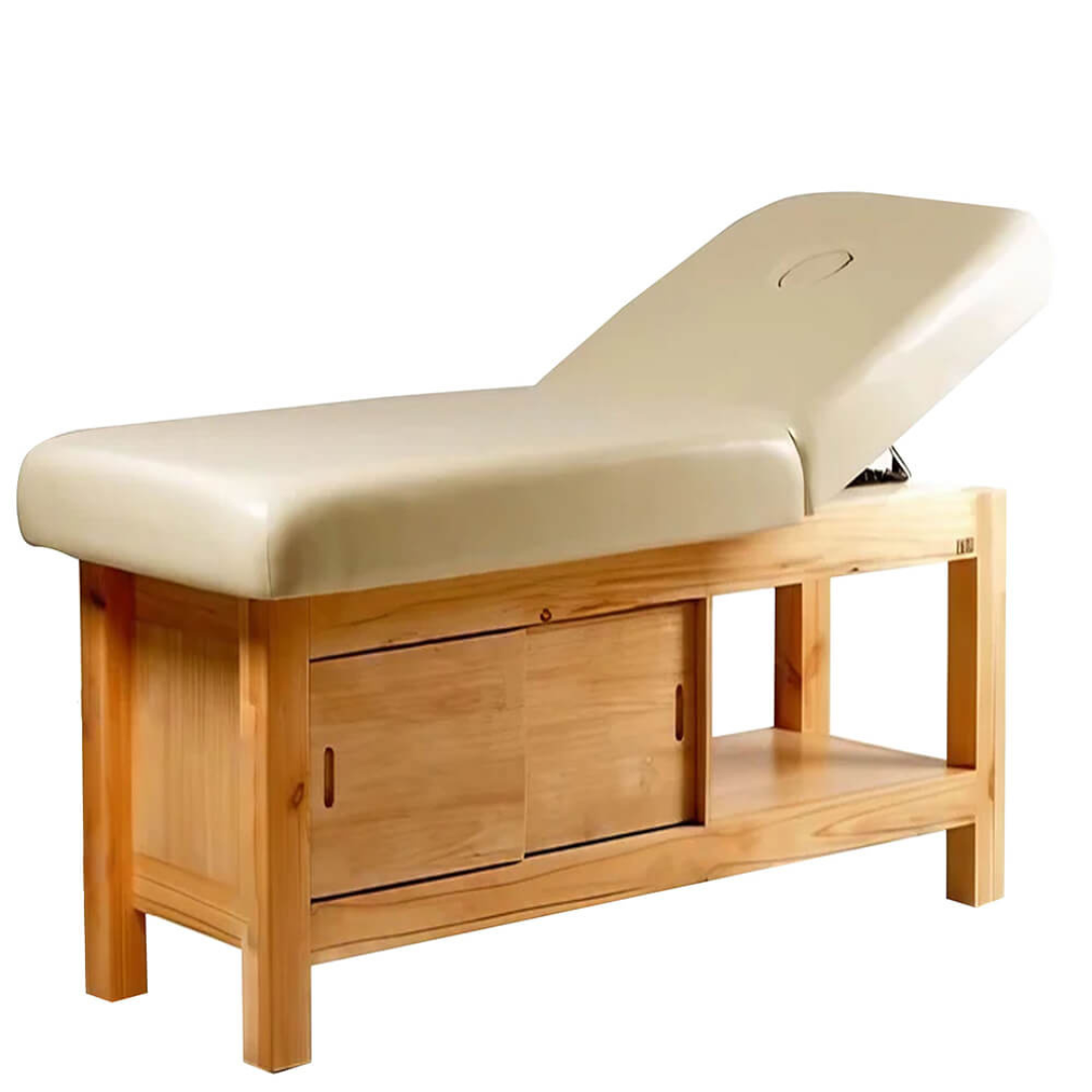 TheraLux Spa Wooden Massage Bed | Premium Facial & Therapy Table