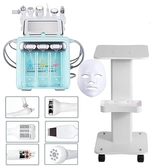 7 in 1 Hydrafacial Machine with Imported Serum & Trolley