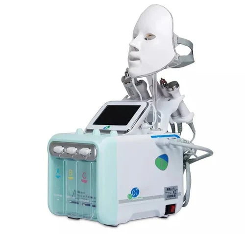 7 in 1 Hydrafacial Machine with Imported Serum & Trolley