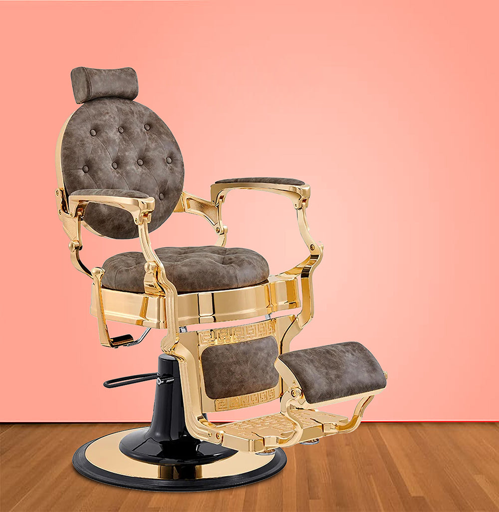Bluwark Gold Barber Chair