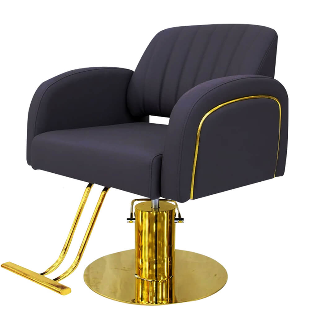 HarmonyStyle Gold Styling Chair