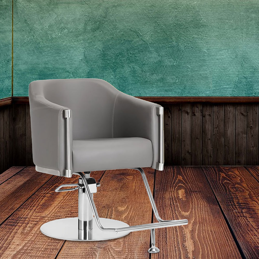 Spectrum Silver – Sleek Unisex Salon Chair